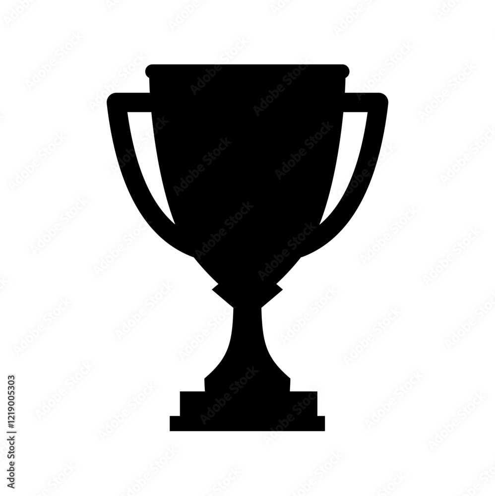 Trophy Cup Silhouette. Trophy Cup vector illustration. Trophy Cup Silhouette. Trophy Cup vector illustration.