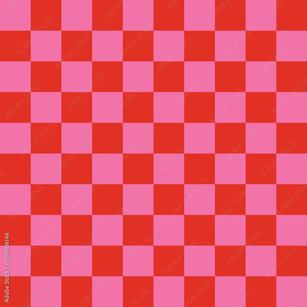 Retro geometrical checkered seamless pattern with colorful squares. Love Valentine's Day romantic background Retro geometrical checkered seamless pattern with colorful squares. Love Valentine's Day romantic background