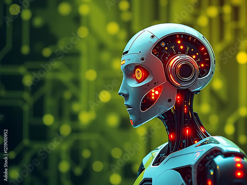 3d rendered illustration of a robot