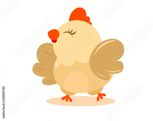 ittle chicken is dancing its heart out, reminding us to embrace our inner child and find joy in the simple things. Let's all take a page from its book and dance through life with a light heart.