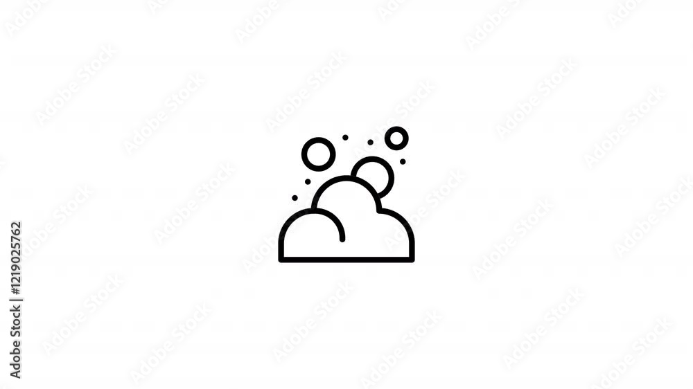 Bubbles Animated Icon With Alpha Bubbles Animated Icon With Alpha