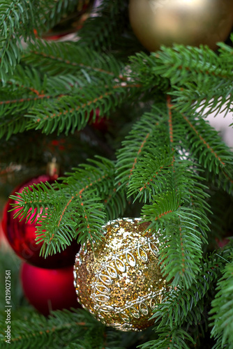 christmas decoration on a tree