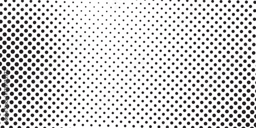 Grunge halftone gradient background. Faded grit noise texture. White and black sand wallpaper. Retro pixelated backdrop. Anime or manga simple modern art design