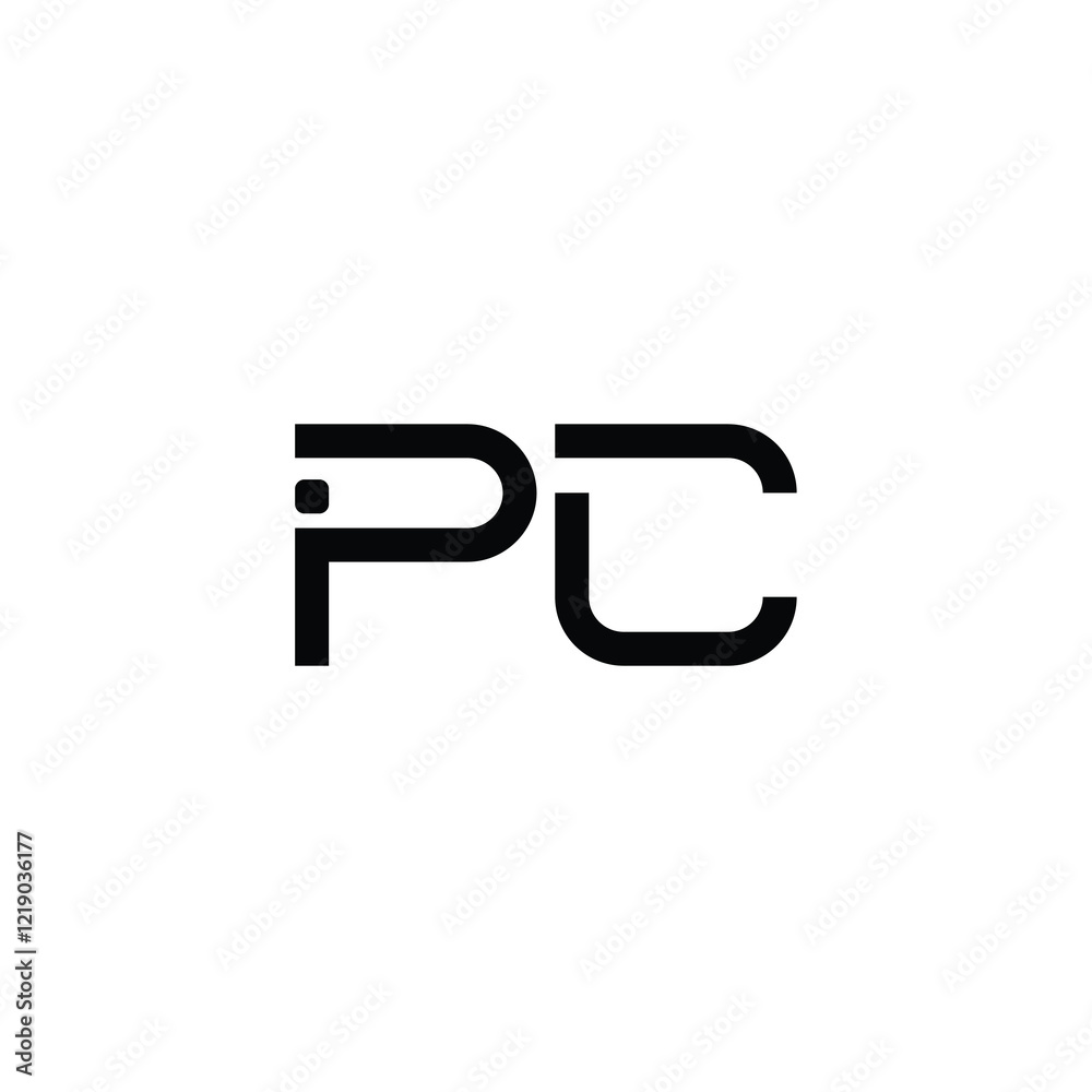 PC monogram logo design letter text name symbol monochrome logotype alphabet character simple logo PC monogram logo design letter text name symbol monochrome logotype alphabet character simple logo