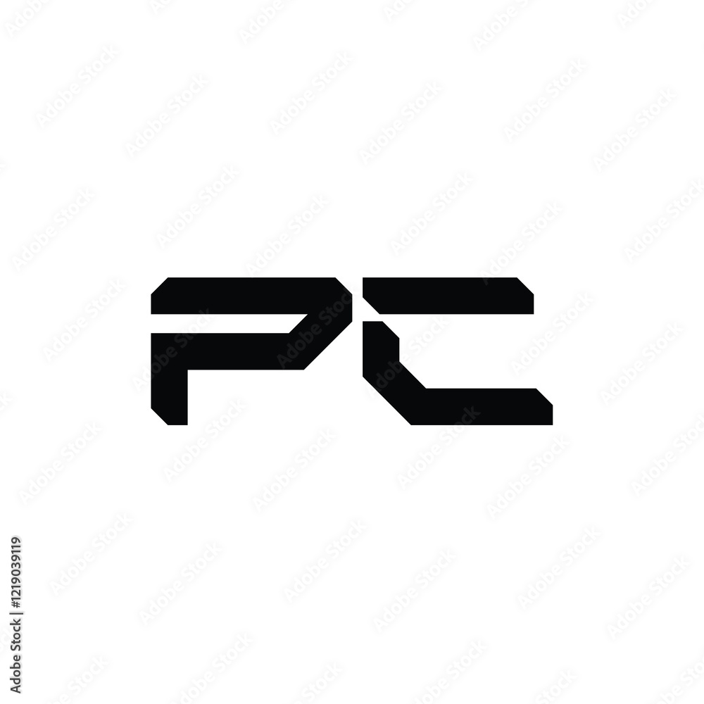 PC monogram logo design letter text name symbol monochrome logotype alphabet character simple logo PC monogram logo design letter text name symbol monochrome logotype alphabet character simple logo