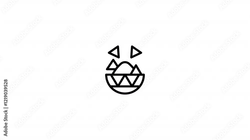 Nachos Animated Icon With Alpha Nachos Animated Icon With Alpha