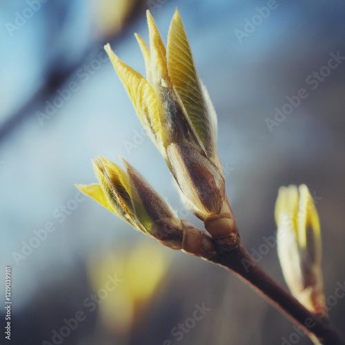 네이처, flower, 봄, 꽃봉오리, 식물, 나뭇잎, 나무, 가지, 뜰, 매크로, 근접, 식물, flower, 계절, 근접, 새로운, 개화, 성장, 줄기, 신선, 변색, yellow, 블로섬, 꽃봉오리, 나뭇잎, 새순, 입춘, Onset of spring, photo