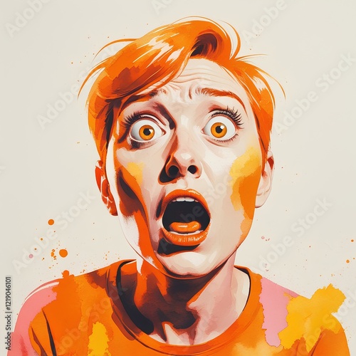 mental health, anxiety, emotional wellbeing, cartoon illustration, healthcare education