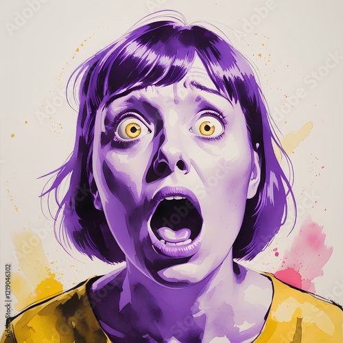 mental health, anxiety, emotional wellbeing, cartoon illustration, healthcare education