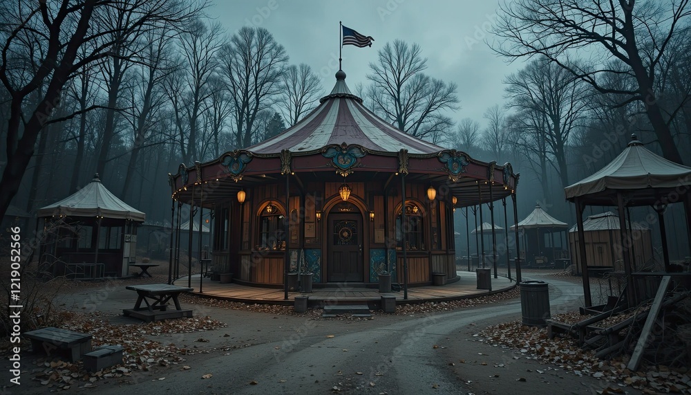 Obraz premium night in the park