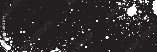 Random dots, circles. Dotted, speckles pattern. Pointillist, pointillism background. Stipple, stippling texture