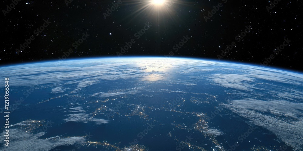 Fototapeta premium Earth at Night from Space