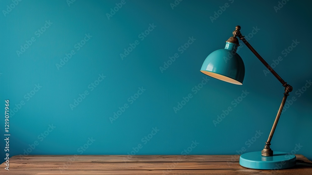 lamp on a wooden table lamp on a wooden table