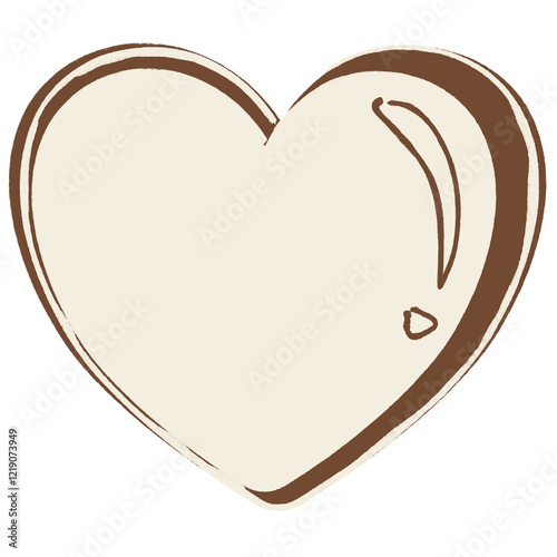 vintage colored hearts