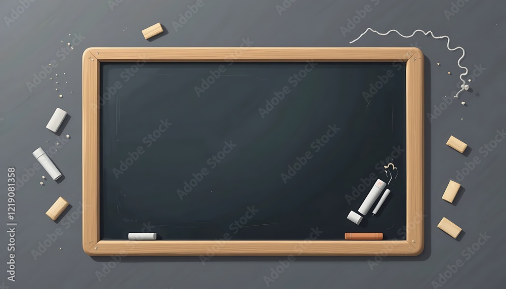 Abstract Blackboard Cartoon Background Abstract Blackboard Cartoon Background
