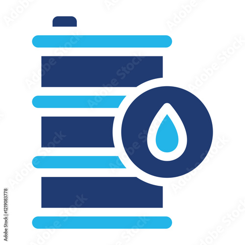 Oil Barrel Icons For Design Elements 