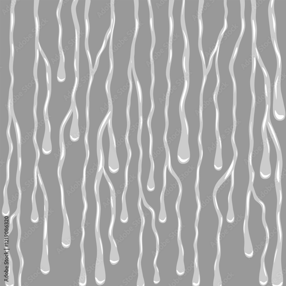 background of water droplets flowing down the wall vector illustration