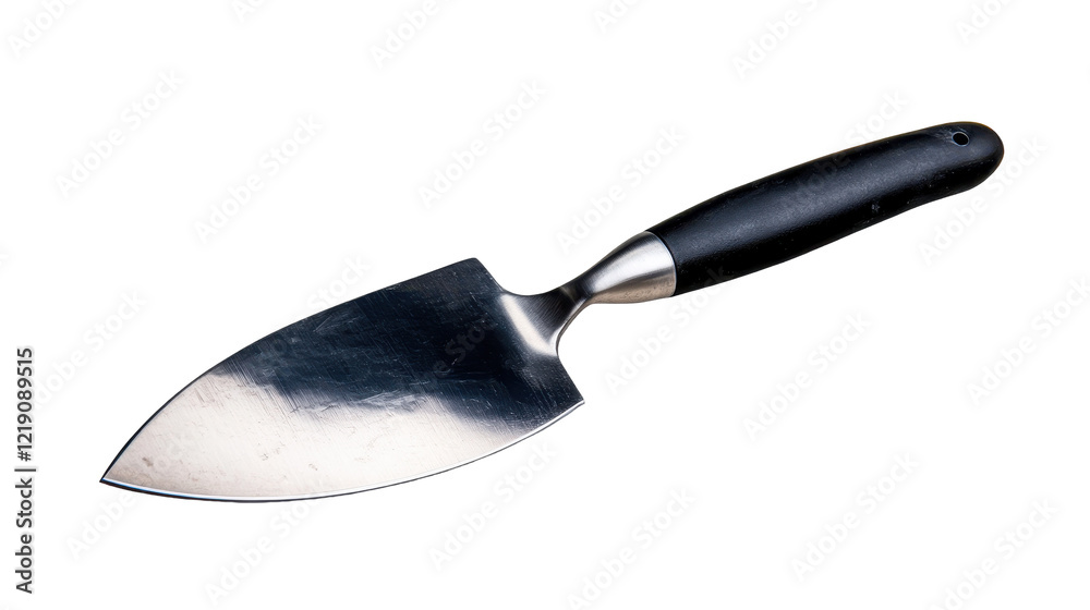 A sharp garden trowel essential for planting and maintaining flowers and vegetables. transparent background A sharp garden trowel essential for planting and maintaining flowers and vegetables. transparent background