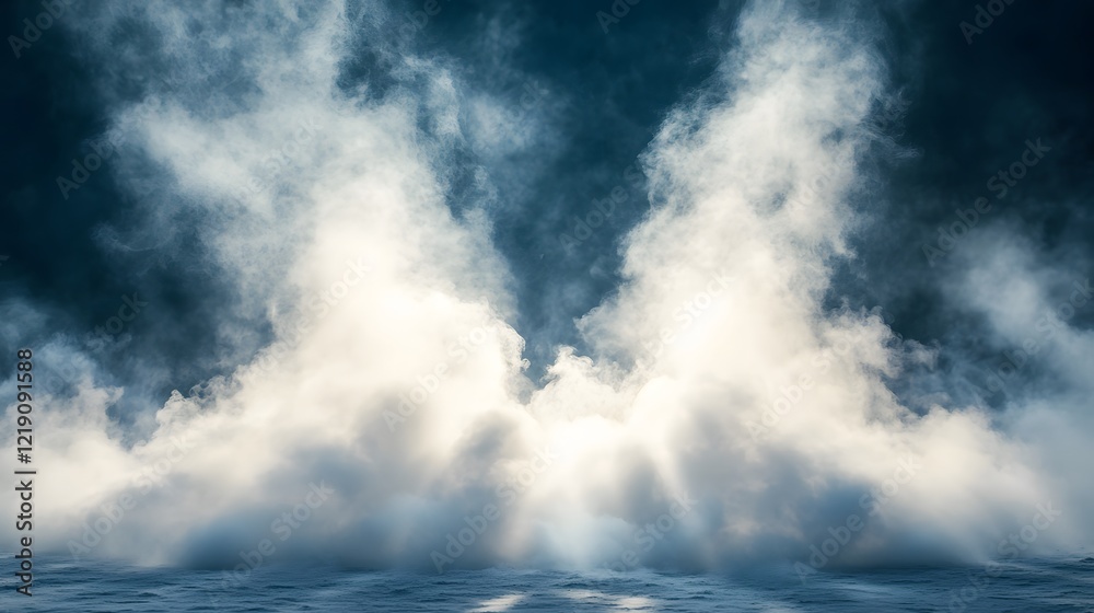 Dramatic Smoke and Mist Background Image Dramatic Smoke and Mist Background Image