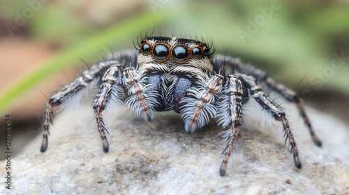 Wallpaper Mural Macro Photography of Jumping Spider on Rock Torontodigital.ca