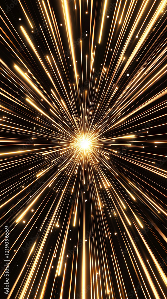 A dynamic burst of golden light radiating outward against a black background, creating a sense of energy and movement. A dynamic burst of golden light radiating outward against a black background, creating a sense of energy and movement.