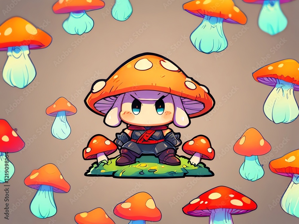 Mushroom Warrior: A Fantasy Adventure in a Fun, Colorful World! Mushroom Warrior: A Fantasy Adventure in a Fun, Colorful World!