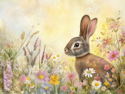 Whimsical Meadow Serenity