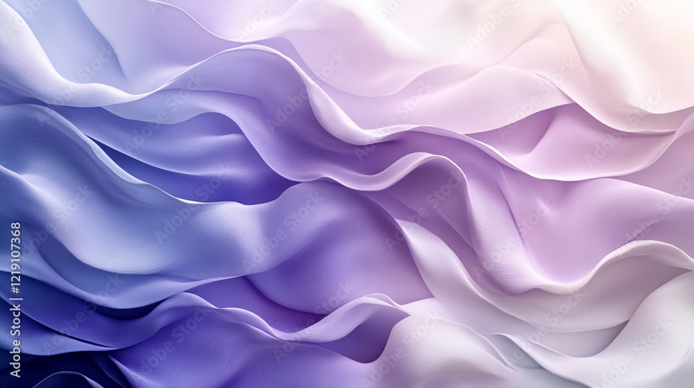 Obraz premium Abstract Draped Fabric in Soft Pastel Colors with Flowing Textures