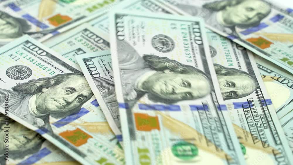 US dollar falling financial symbol US dollar falling financial symbol