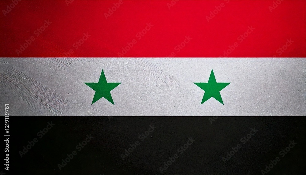 Syrian flag background