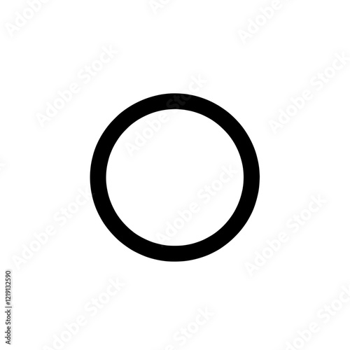 Simple Black Circle: A minimalist graphic design element featuring a bold, black circle on a transparent background.  Perfect for backgrounds, overlays, or as a simple design asset. 