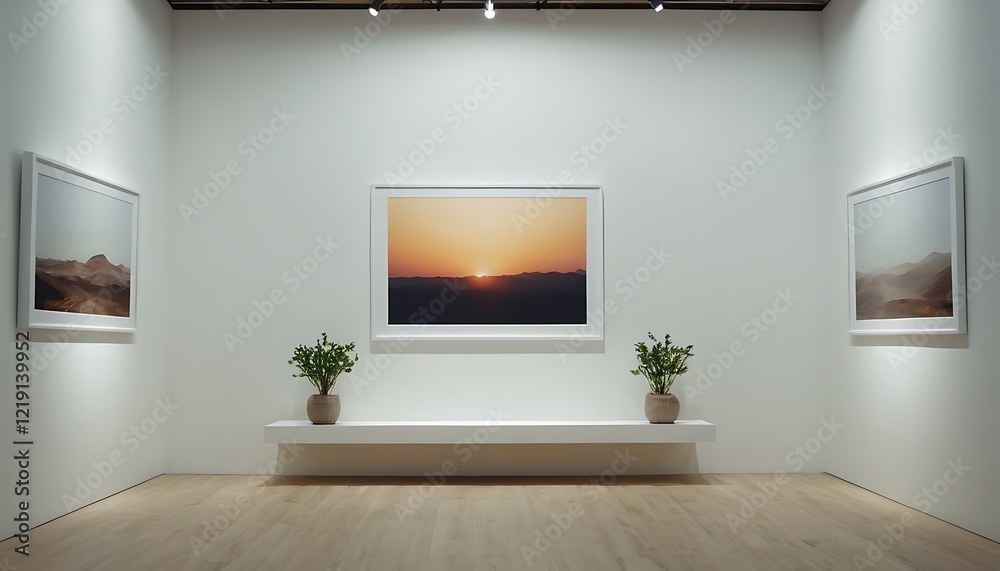 custom made wallpaper toronto digitalEmpty Frame on Living Rooms Wall with Library,apartment, book, bookshelf, concepts, flooring, furniture, horizontal, indoors, library, lifestyles, living room, no people, photography, poster,123