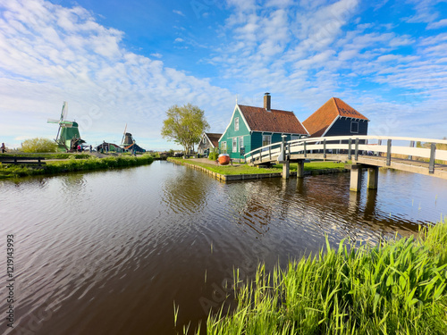 Dutch wind mills photo