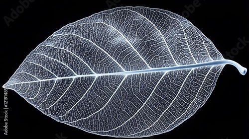 Intricate Leaf Skeleton Macro Photography
