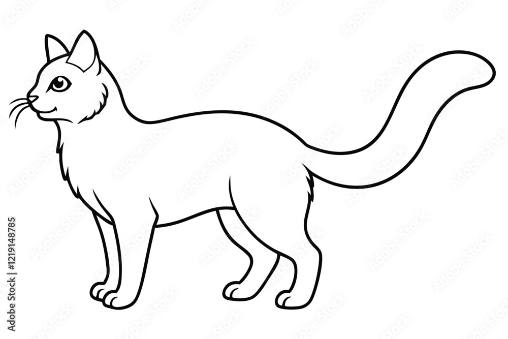 Cute animal Vector art in Illustration on a White Background Cute animal Vector art in Illustration on a White Background