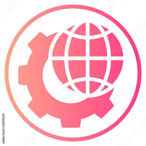 digitalization gradient icon