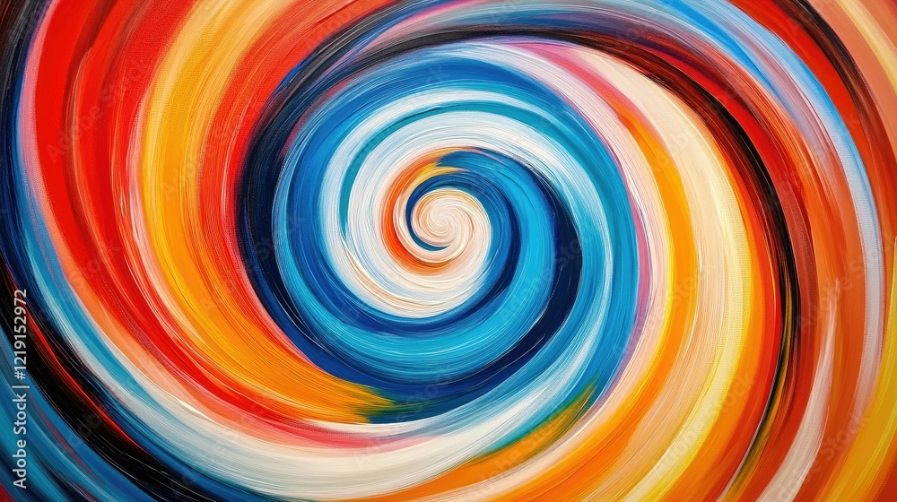 Vibrant swirls of color in abstract art Vibrant swirls of color in abstract art