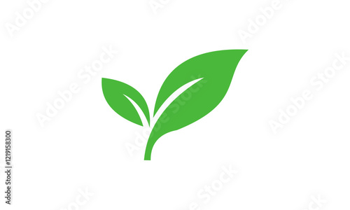 green leaf logo
