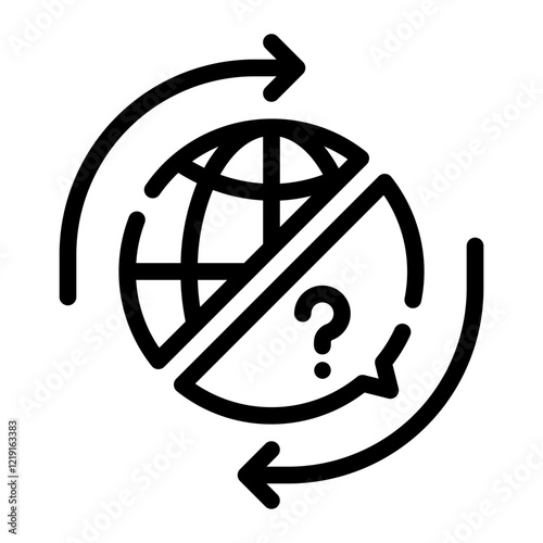 translate line icon