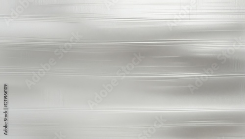 Abstract, blurred horizontal lines, grayscale, metallic texture, brushed steel effect, minimalist, soft focus, ethereal, muted tones, subtle light reflections, smooth gradient, industrial aesthetic, m