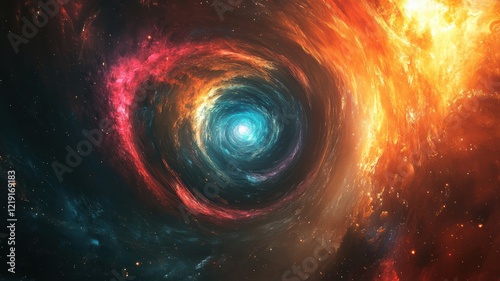 A mesmerizing cosmic scene ...