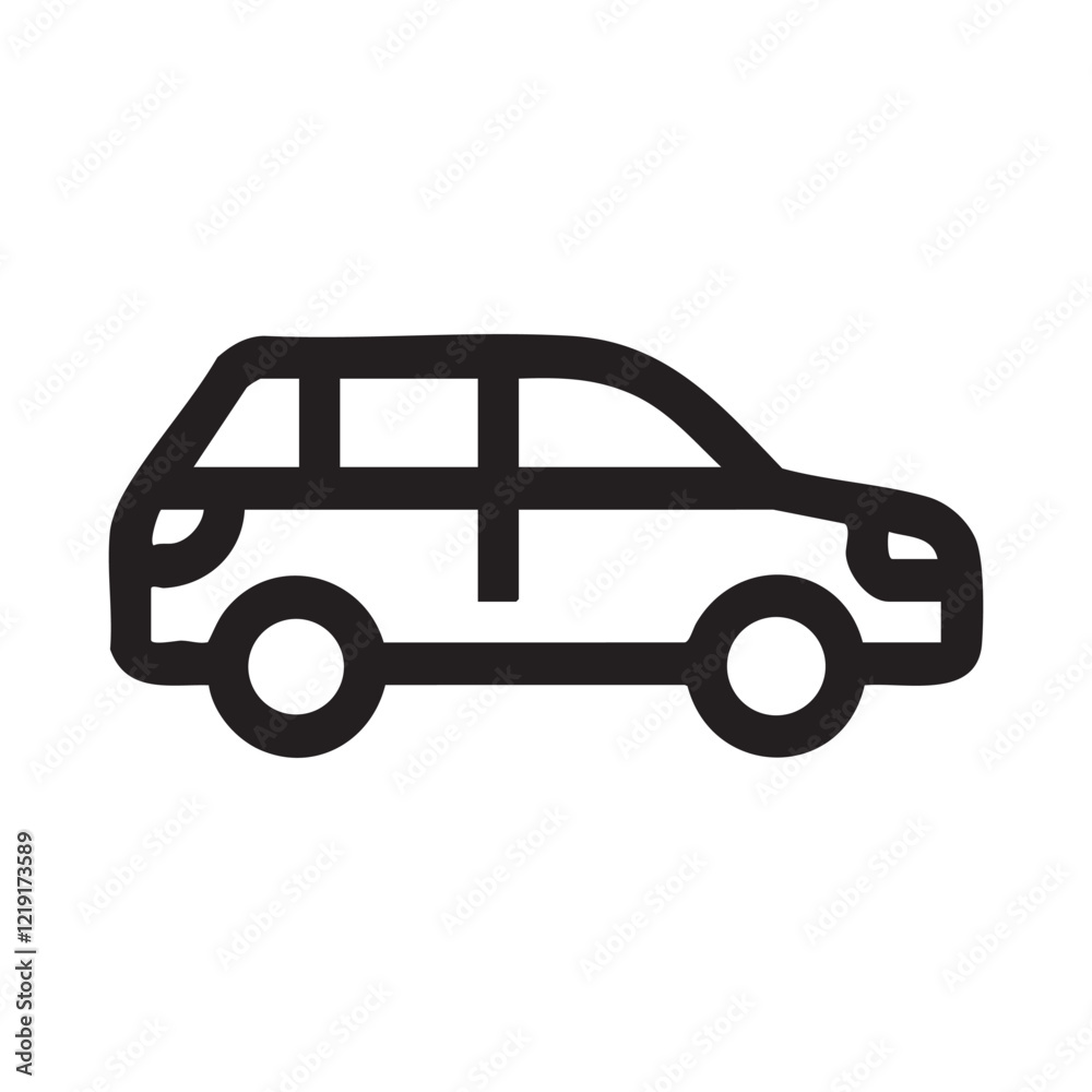 Minimalist Car Vector Icons | Automobile Illustrations for Transport and Design Projects Minimalist Car Vector Icons | Automobile Illustrations for Transport and Design Projects