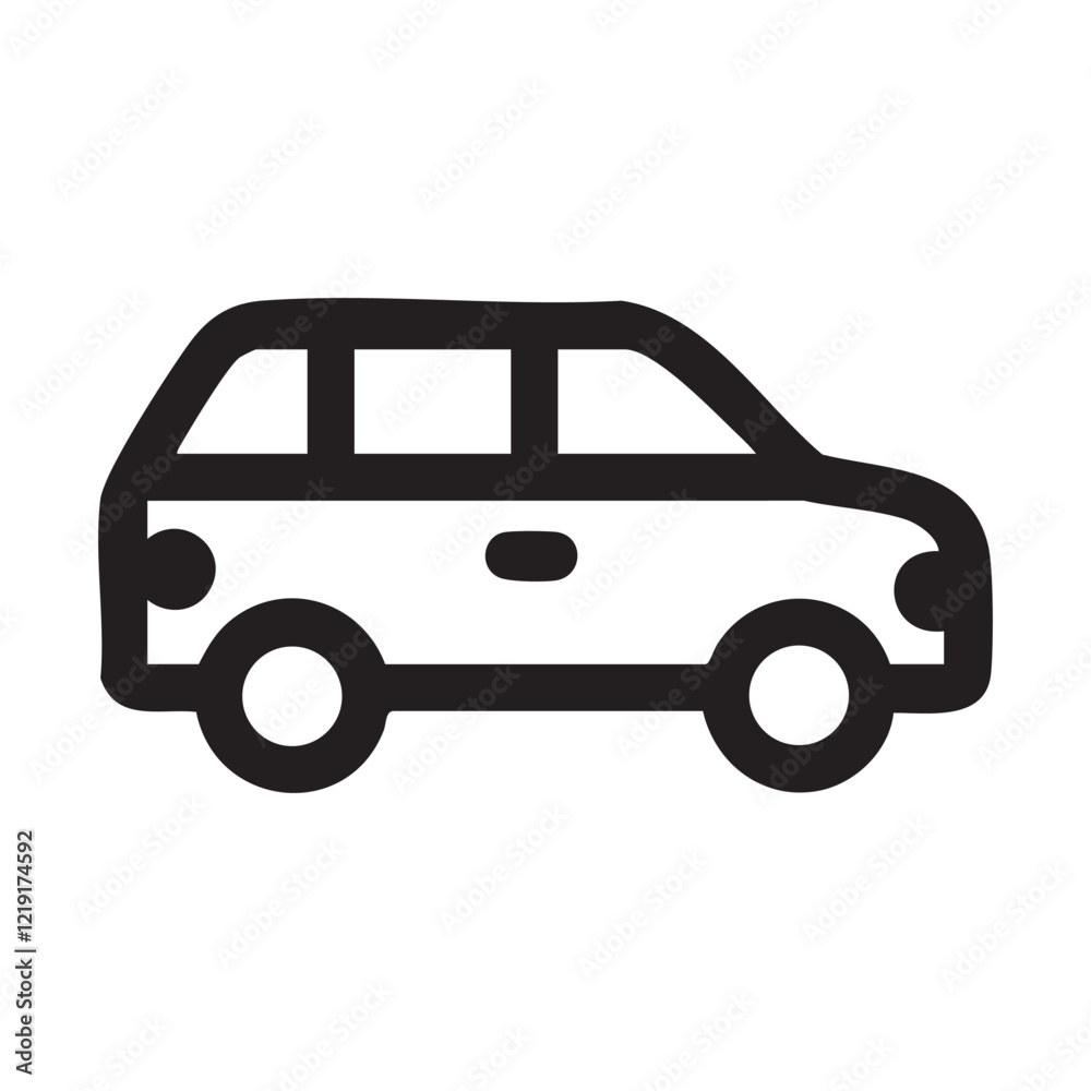 Minimalist Car Vector Icons | Automobile Illustrations for Transport and Design Projects Minimalist Car Vector Icons | Automobile Illustrations for Transport and Design Projects