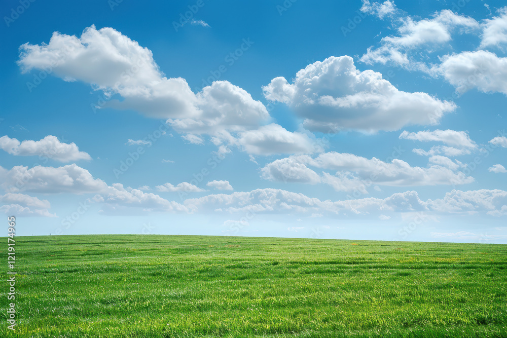 horizontal image of a green field in a beautiful sunny day horizontal image of a green field in a beautiful sunny day