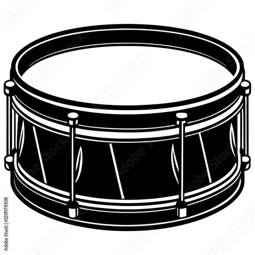 drum isolated on white