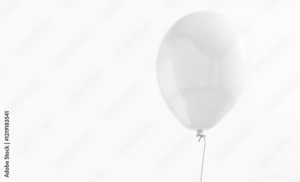 White balloon isolated on white background cutout balloon background balloon background party holiday celebration decoration White balloon isolated on white background cutout balloon background balloon background party holiday celebration decoration