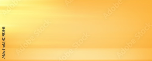 yellow background abstract with Gradient in empty room studio, Yellow empty room studio gradient