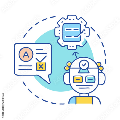 machine translation icon, machine translation vector illustration-simple illustration of machine translation, perfect for machine translation logos and icons