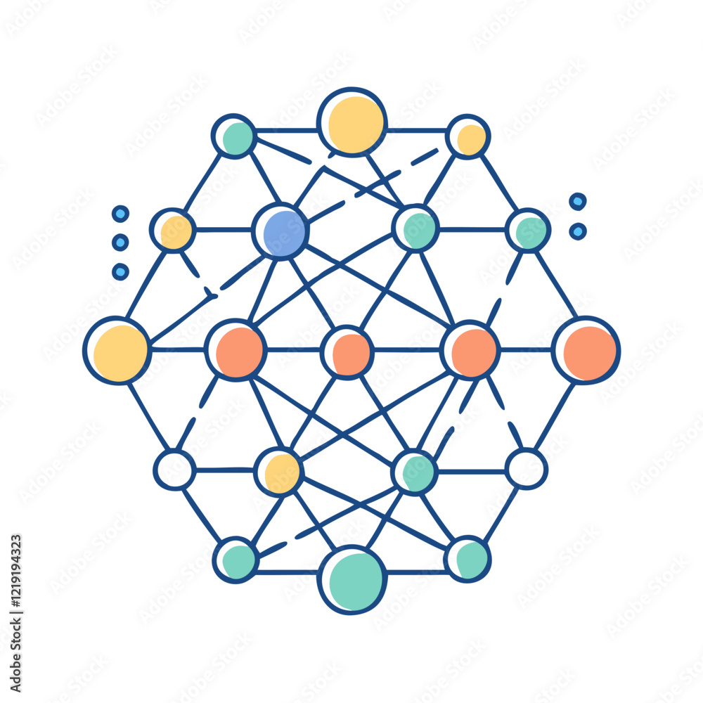 neural network icon, neural network vector illustration-simple illustration of neural network, perfect for neural network logos and icons neural network icon, neural network vector illustration-simple illustration of neural network, perfect for neural network logos and icons