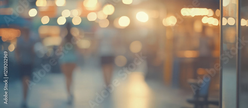 Wallpaper Mural Blurred background of a gym with people doing fitness exercises and working out in the morning, in a vintage style with a light tone. Torontodigital.ca